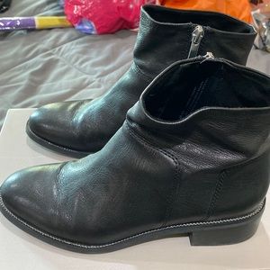 Black ankle boots